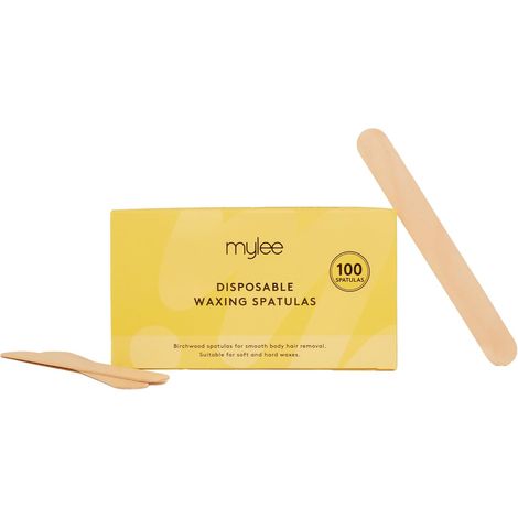 Mylee Lot de 100 spatules jetables en bois de qualité professionnelle pour épilation à la cire chaude (1/5)
