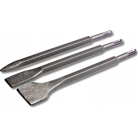 Set di 3 scalpelli per calcestruzzo STALCO da 250 mm SDS-PLUS S-28225