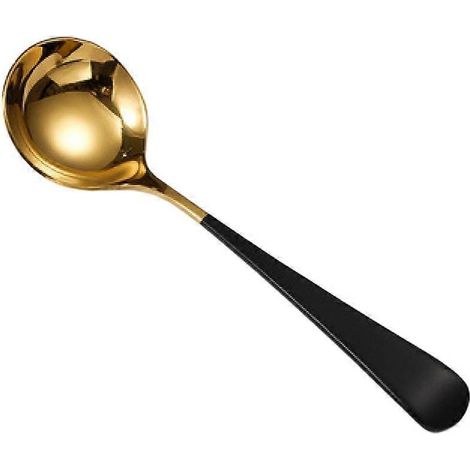 Babylöffel aus Edelstahl, Lernlöffel mit weichen Silikongriffen, Babygeschenkset (1/2)