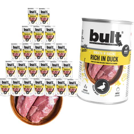BULT Reich an Ente - Hunde Nassfutter - 24x400g