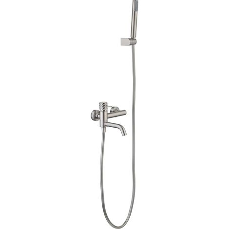 Kit bain/douche mitigeur Bless finition nickel brossé [ IMEX® ]