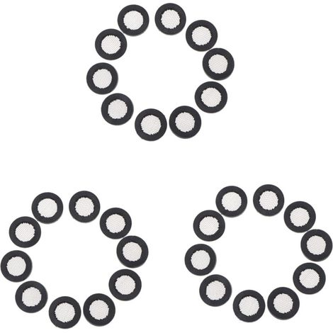 Lot De 3 Grilles De Robinet Avec Raccord De Tuyau Métallique Diamètre Intérieur De 11 6 Mm Installation Facile Pour Robinets De Cuisine Et De Salle De Bain 10 Pièces X 3 (1/5)
