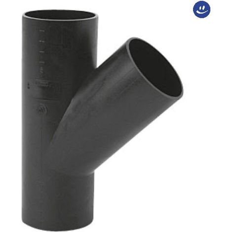 Raccord wavin ht-pe 45° angolo 45 gradi 7,6x21,2 cm