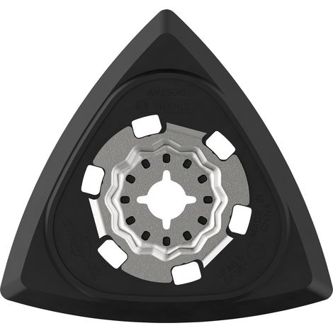 Bosch – Schleifteller PRO AVZ 93 G für Deltaschleifer – 93mm Durchmesser – Sauberer Schnitt ohne Splitter – Starlock-Aufnahme für schnellen Wechsel (1/5)
