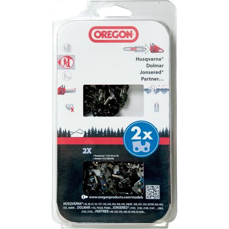 Catena per motosega Oregon 564443 - set di 2 (1/3)