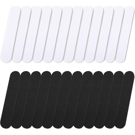 Lot de 24 bandes réductrices de taille de chapeau, bande de réglage en mousse pour chapeau (noir et blanc) (1/5)