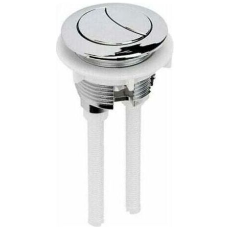 Bouton de chasse d'eau universel 1 pièce, compatible avec réservoirs de toilettes 38 mm, bouton escamotable standard pour chasse d'eau (1/4)