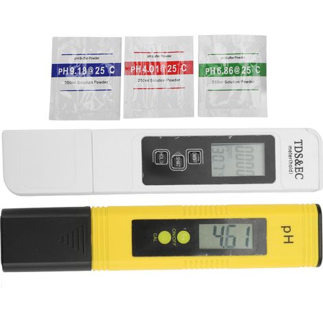 Testeur d'eau numérique PH TDS-mètre portatif en ABS résistant, contrôle qualité pour aquarium et piscine (1/5)