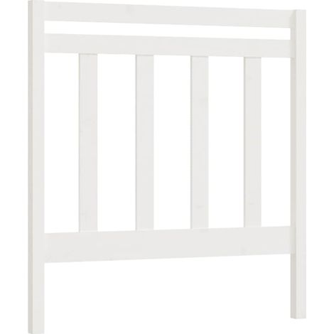 Maison Exclusive - Cabecero de cama madera maciza de pino blanco (1/5)