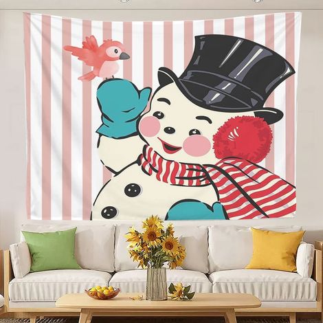 Jolie tapisserie pour chambre à coucher, tapisserie murale colorée, tissu de fond pour la décoration murale 180x150cm (1/5)