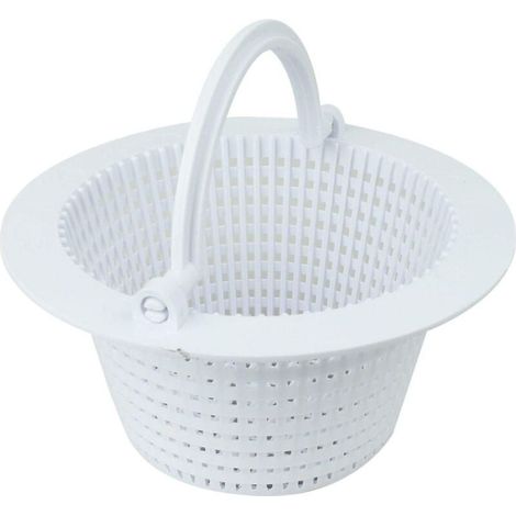 UlisemPiscine Skimmer Panier d'étang avec poignée Panier Piscine Panier Filtre Piscine Skimmer Paniers--blanc (1/4)