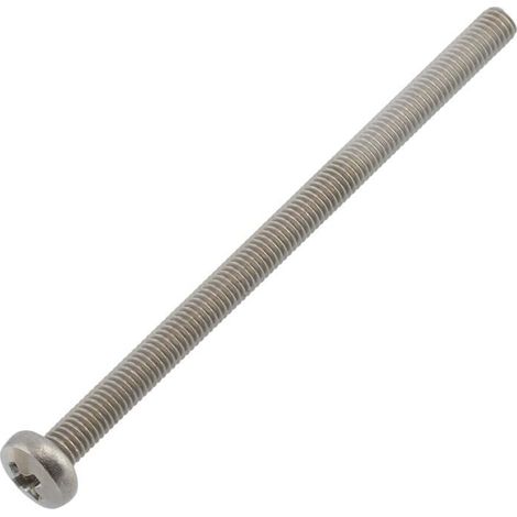 Lot De 10 Vis À Métaux À Tête Cylindrique M3X50Mm À Empreinte Ph1-Boulon D'Assemblage-Din 7985-En Acier Inoxydable A2-Couleu[CA89] (1/5)