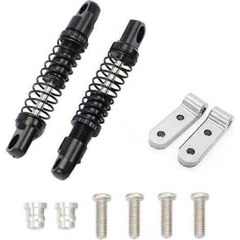 Amortisseur arrière en métal pour voiture RC D12 avec support et siège fixe, pièces et accessoires d'amélioration, 4 (1/4)