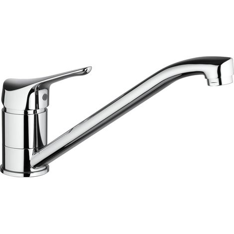Miscelatore lavello cucina canna bassa girevole in colore cromo lucido Mamoli 707500000001  Cromo