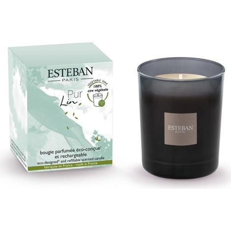 Esteban - Bougie initiale Pur Lin 180g (1/3)