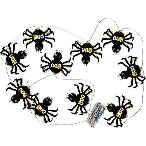 Décorations de Noël, accessoires lumineux LED pour Halloween, squelette, boîte à piles à faire soi-même, guirlande lumineuse décorative Q (1/4)