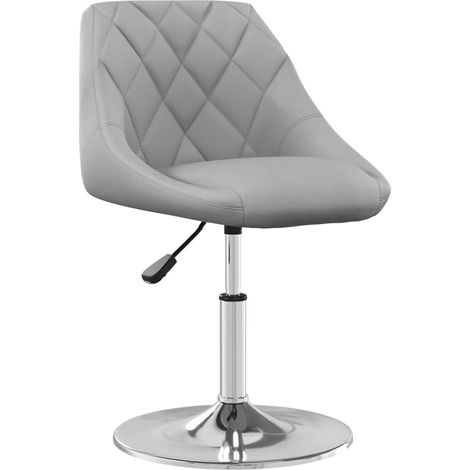Maison Exclusive - Sedie da Pranzo Girevoli 4 pz Grigio Chiaro in Velluto