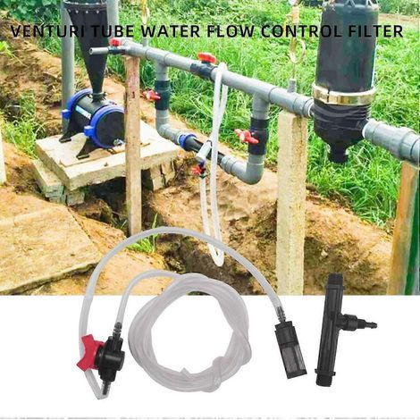 Kit d'irrigation de jardin 1/2 avec injecteur d'engrais Venturi et tube d'eau (1/4)