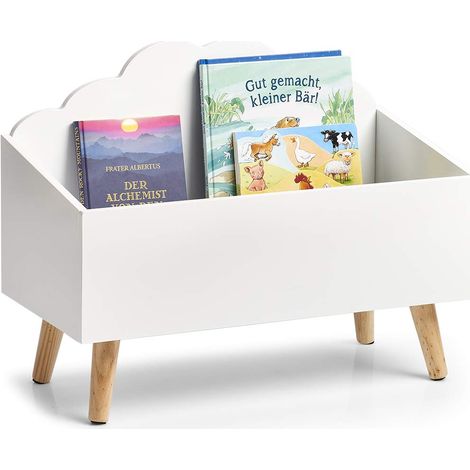 Zeller 13503 - Cassapanca per bambini, in MDF, 58 x 28 x 45 cm, colore: Bianco (1/5)
