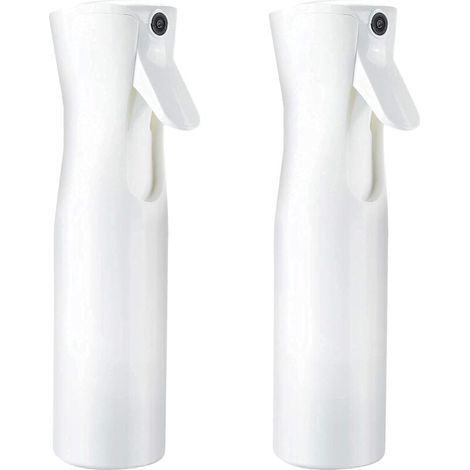 Botella recargable de spray para el vello facial. Botella vacía de spray de agua, recargable para limpieza del cabello, productos de peinado, planta Falcon (300 ml (2 unidades)) (1/4)