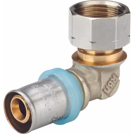 Raccord coudé écrou libre - RBM - 16 x 2 3/4'