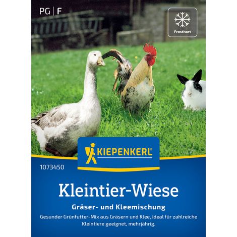 Kiepenkerl Rasensamen Kleintier-Wiese Gräser- und Kleemischung für ca. 1 m² (1/2)