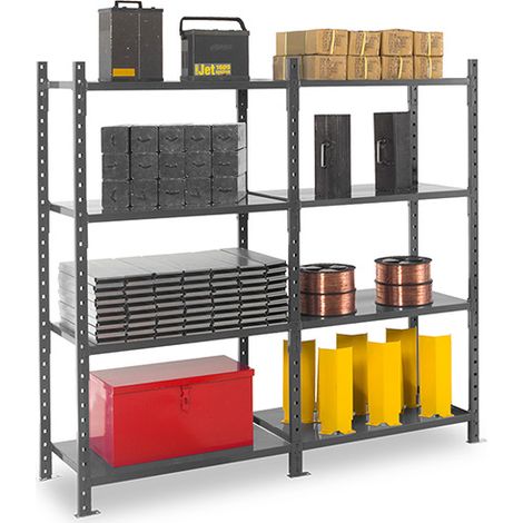 Regale 4 Ebenen - Startmodul - 2000x1260x1000mm - Max. Belastung pro Ebene 460kg/Ebene - RAYOTOL/4N/1210/D