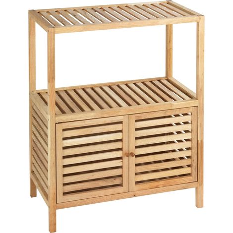 WENKO Scaffale Norway, Legno Noce, 67.5 x 86 x 35.5 cm, Noce (1/4)