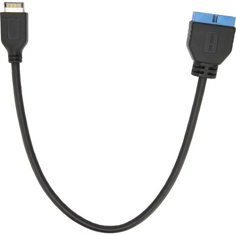 Câble d'extension USB 3.1 vers connecteur panneau avant 20 broches pour carte mère ASUS