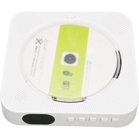 Lecteur CD de bureau multifonction HiFi stéréo, lecteur CD Bluetooth portable avec fonction minuterie pour une utilisation en intérieur (1/5)