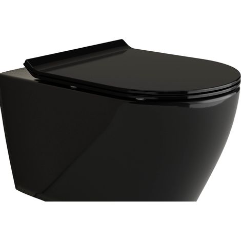 BERNSTEIN - Asiento inodoro, Taza inodoro con bisagras de acero - 44,5x35,8cm - U2019 (1/5)