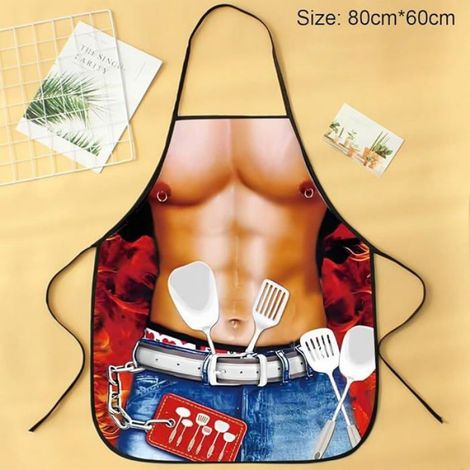 Tablier De Cuisine - Polyester 80 X 60 Cm - Pour Barbecue Et Cuisine - Unitaire (1/5)