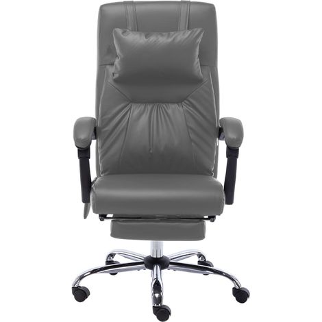 Maison Exclusive - Massage-Bürostuhl Anthrazit Kunstleder