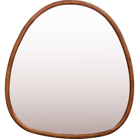 sweeek - Organischer Spiegel aus Tannenholz 75 cm