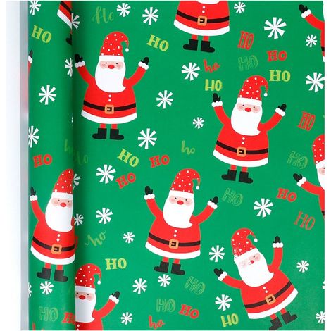 Rouleaux De Papier D'Emballage De Noël 43 cm X 10Mètres Vert (1/5)