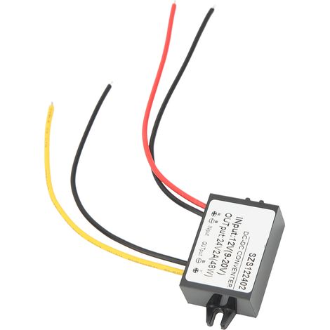 Module élévateur de tension CC/CC, boîtier étanche IP67 en polypropylène, convertisseur de tension 12 V (9-20 V) vers 24 V (2 A) (1/5)