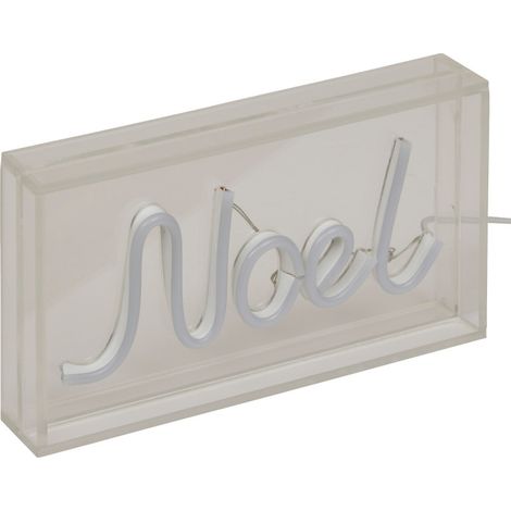 Néon LED Noël prise USB l.23cm rouge - Feeric lights & christmas (1/4)
