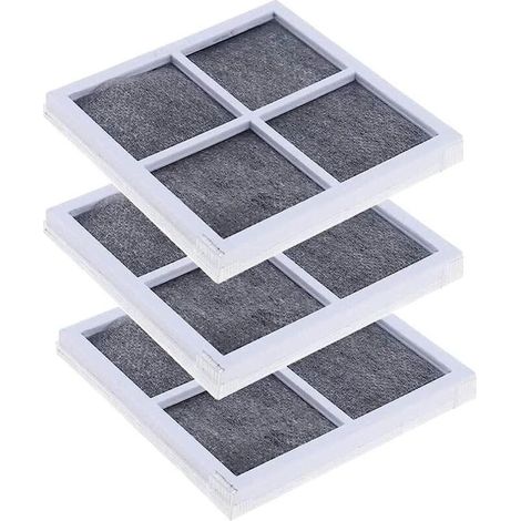 Lot de 3 filtres à air de rechange pour réfrigérateur LG Pure N Fresh (LT120F, LFX31925SW, LFX31925SB) (1/5)