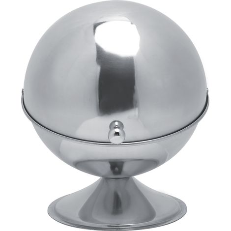 Gewürzbehälter aus Edelstahl mit drehbarem Deckel für Salz und Zucker, Küchenhelfer (1/5)