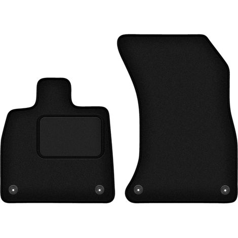Alfombrillas delanteras negras para Audi Q5 FYT Sportback Híbrido Enchufable (2021-2022) (1/5)