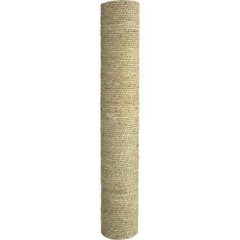 1 Tube Sisal Naturel 8x50cm Pour Arbre À Chat Vesper Remplacement Poteau Accessoire