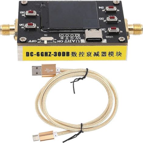 Programmierbares Dämpfungsmodul aus Aluminiumlegierung, 5V USB-C-Netzteil mit beiliegendem Datenkabel
