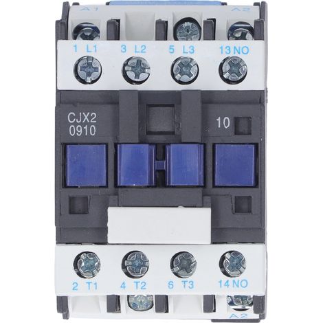 Contacteur AC CJX2-0910 220V 50Hz 9A, Bobine NO pour Moteur, Commande et Indicateurs d'Alimentation (1/5)