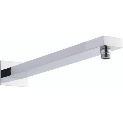 Hudson Reed Chrome Large Rectangular Wall Mounted Shower Arm - ARM12 (1/5)