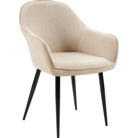Esszimmerstuhl Boise Stoff taupe