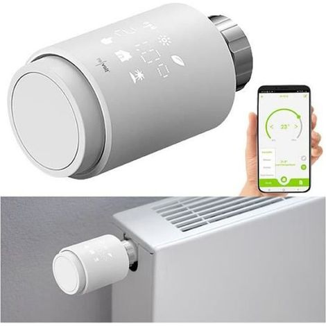 Thermostat programmable connecté pour radiateur