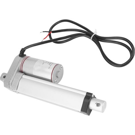 Actionneur linéaire 12 V CC, moteur électrique de 100 mm, capacité de levage maximale de 140 kg, pour applications médicales et automobiles. (1/5)