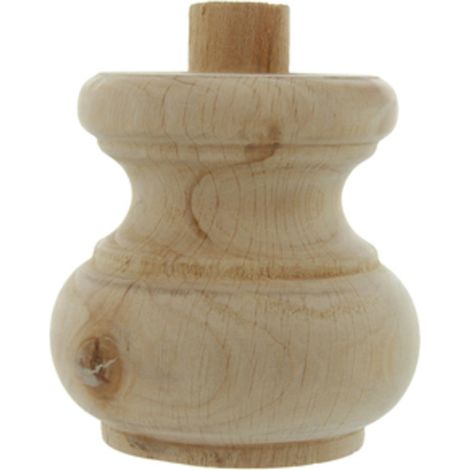 PIEDE IN LEGNO ONTANO 53008 80X75 MM Q.TA 8