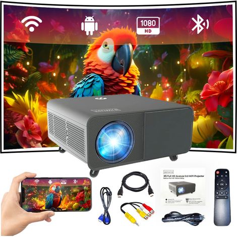 Full HD 4K Android WiFi X5 Projektor