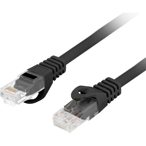 Câble réseau Ethernet UTP Cat.6 2 m noir PCU6-10CU-0200-BK (1/4)